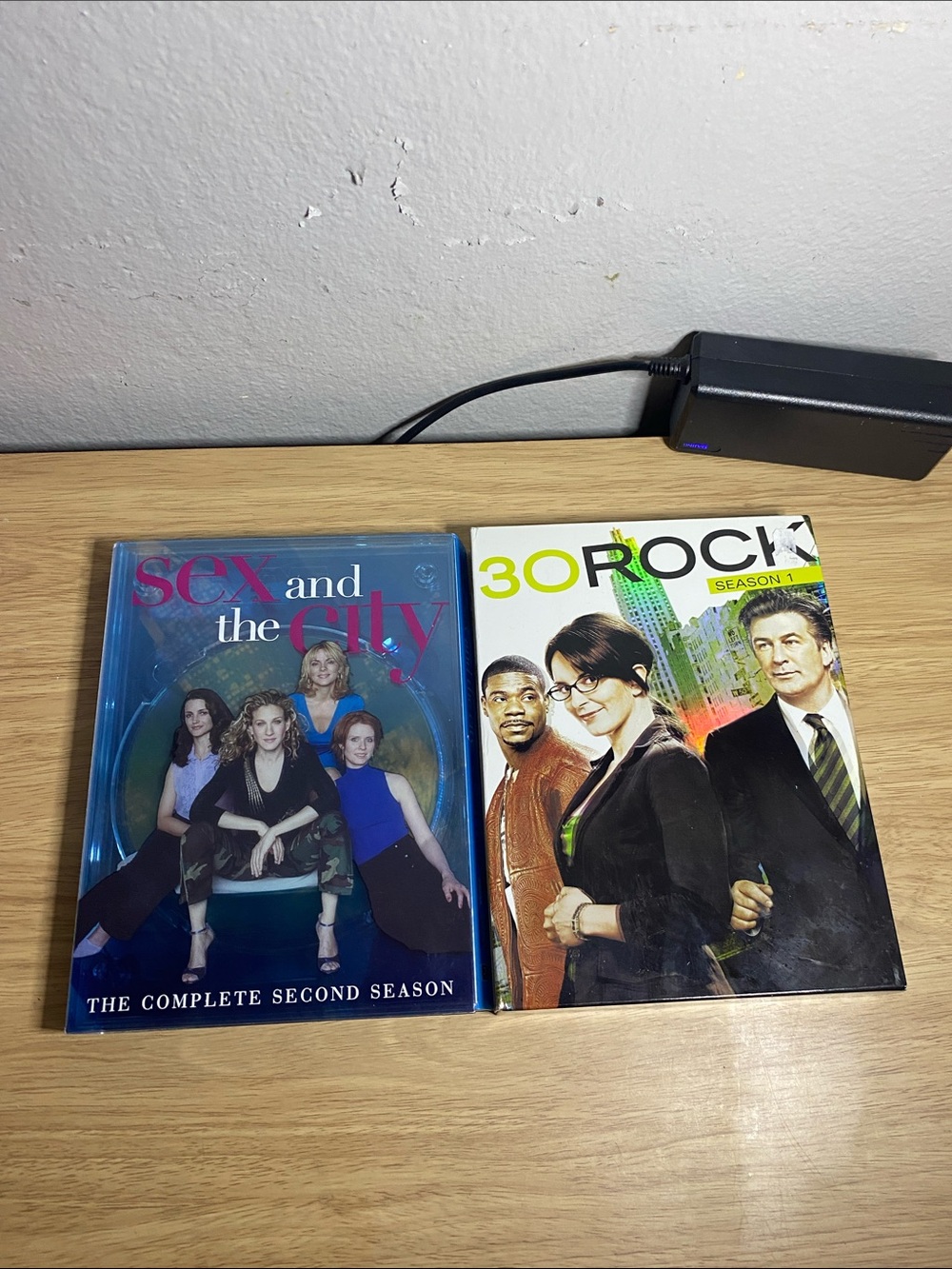 Sex and the City & 30 Rock DVD Lot - Blue, Black, White Covers